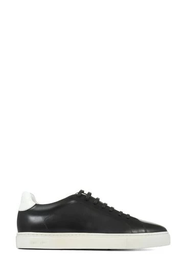 Jones Bootmaker Black Singapore Leather Lace-Up Trainers 6 Jones Bootmaker Black Singapore Leather Lace-Up Trainers - Image 6