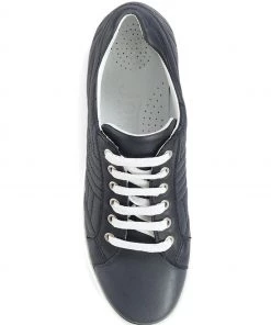 Jones Bootmaker Blue Amira Ladies Leather Platform Trainers -Jones Bootmaker Sales unnamed file 1722 scaled