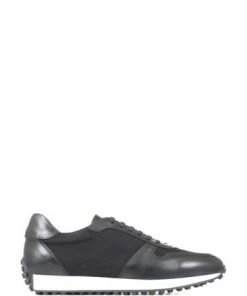 Jones Bootmaker Black Shadwell Retro Leather Trainers -Jones Bootmaker Sales unnamed file 1737