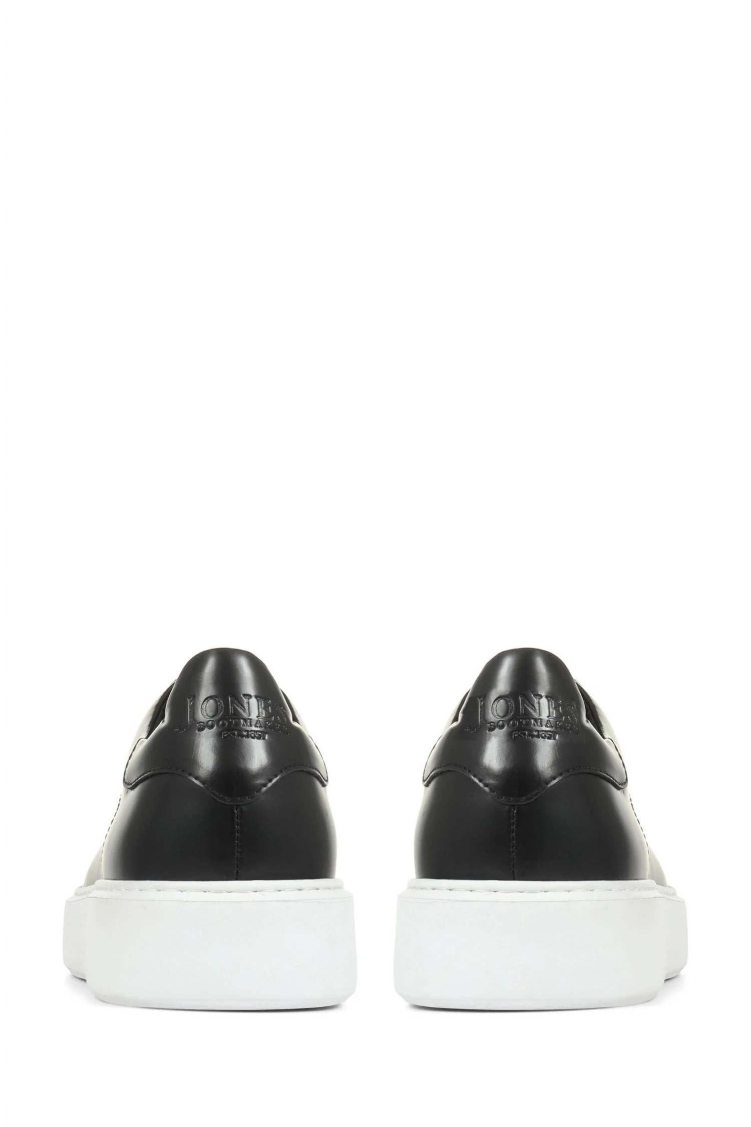 Jones Bootmaker Sultan Black Leather Trainers 4 Jones Bootmaker Sultan Black Leather Trainers - Image 4