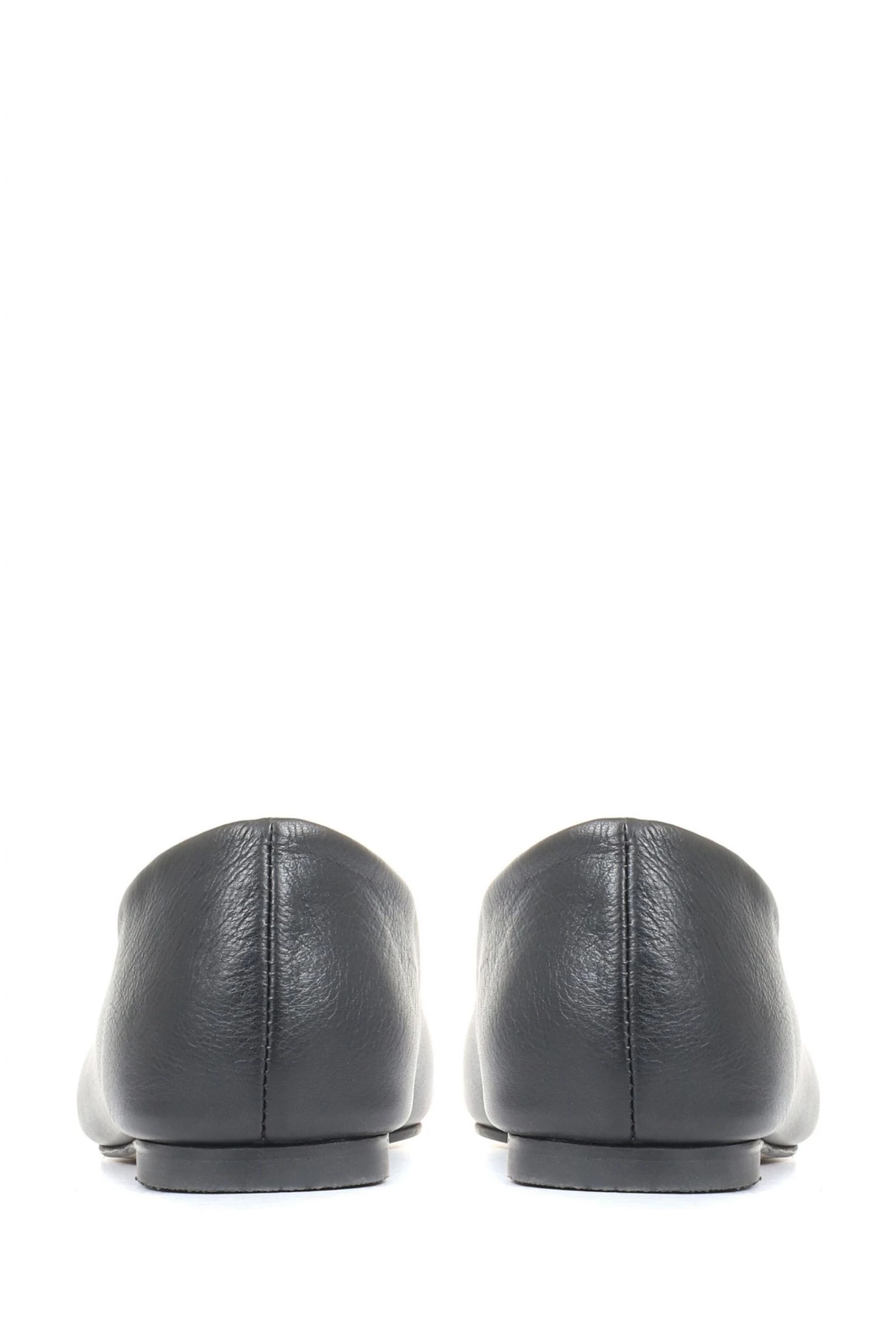 Jones Bootmaker Black Elenora Leather Ballerina Flats 3 Jones Bootmaker Black Elenora Leather Ballerina Flats - Image 3