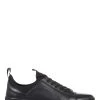 Jones Bootmaker Black Southgate Leather Trainers