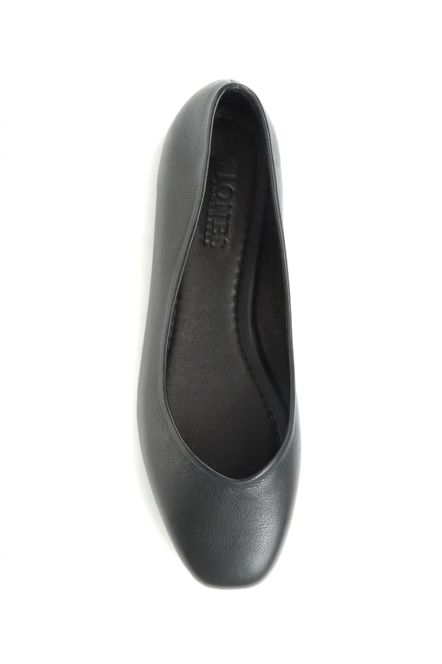 Jones Bootmaker Black Elenora Leather Ballerina Flats 4 Jones Bootmaker Black Elenora Leather Ballerina Flats - Image 4