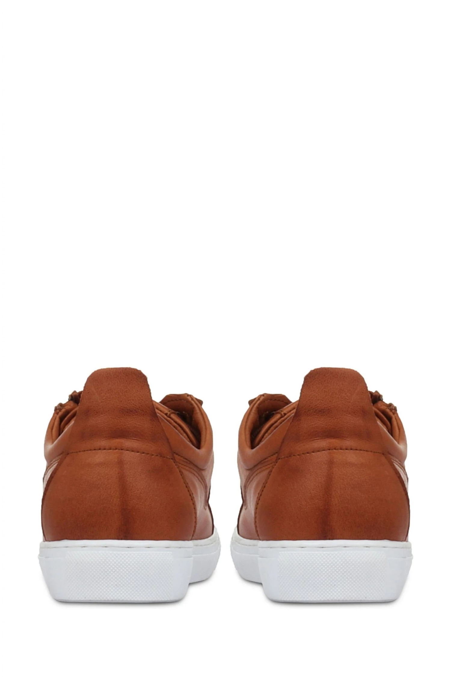 Jones Bootmaker Tan Mila Lace-Up Leather Trainers 3 Jones Bootmaker Tan Mila Lace-Up Leather Trainers - Image 3