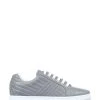 Jones Bootmaker Grey Amira Leather Platform Trainers