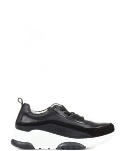 Jones Bootmaker Samanta Black Chunky Leather Trainers -Jones Bootmaker Sales unnamed file 1810