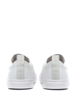 Jones Bootmaker White Saoirse Ladies Leather Slip On Trainers -Jones Bootmaker Sales unnamed file 1825 scaled