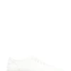 Jones Bootmaker White Slater Leather Lace-Up Trainers