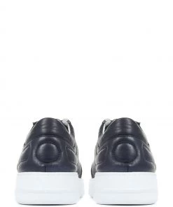 Jones Bootmaker Navy Blue Alani Leather Platform Trainers -Jones Bootmaker Sales unnamed file 1837 scaled