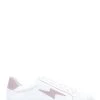Jones Bootmaker Womens White Elodie Leather Trainers