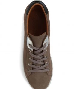 Jones Bootmaker Grey Alisha Leather Lace-Up Trainers -Jones Bootmaker Sales unnamed file 1892 scaled