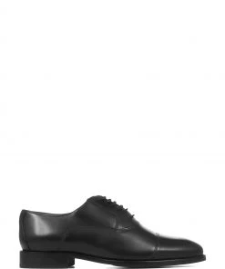 Jones Bootmaker Black Matthew Wide Fit Oxford Men's Shoes