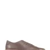 Jones Bootmaker Brown Slater Leather Lace-Up Trainers