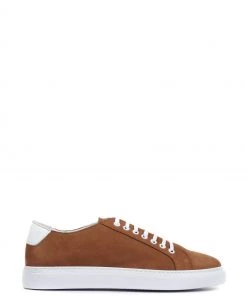Jones Bootmaker Tan Brown Shrike Unlined Leather Trainers