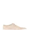 Jones Bootmaker Cream Soren Suede Leather Trainers