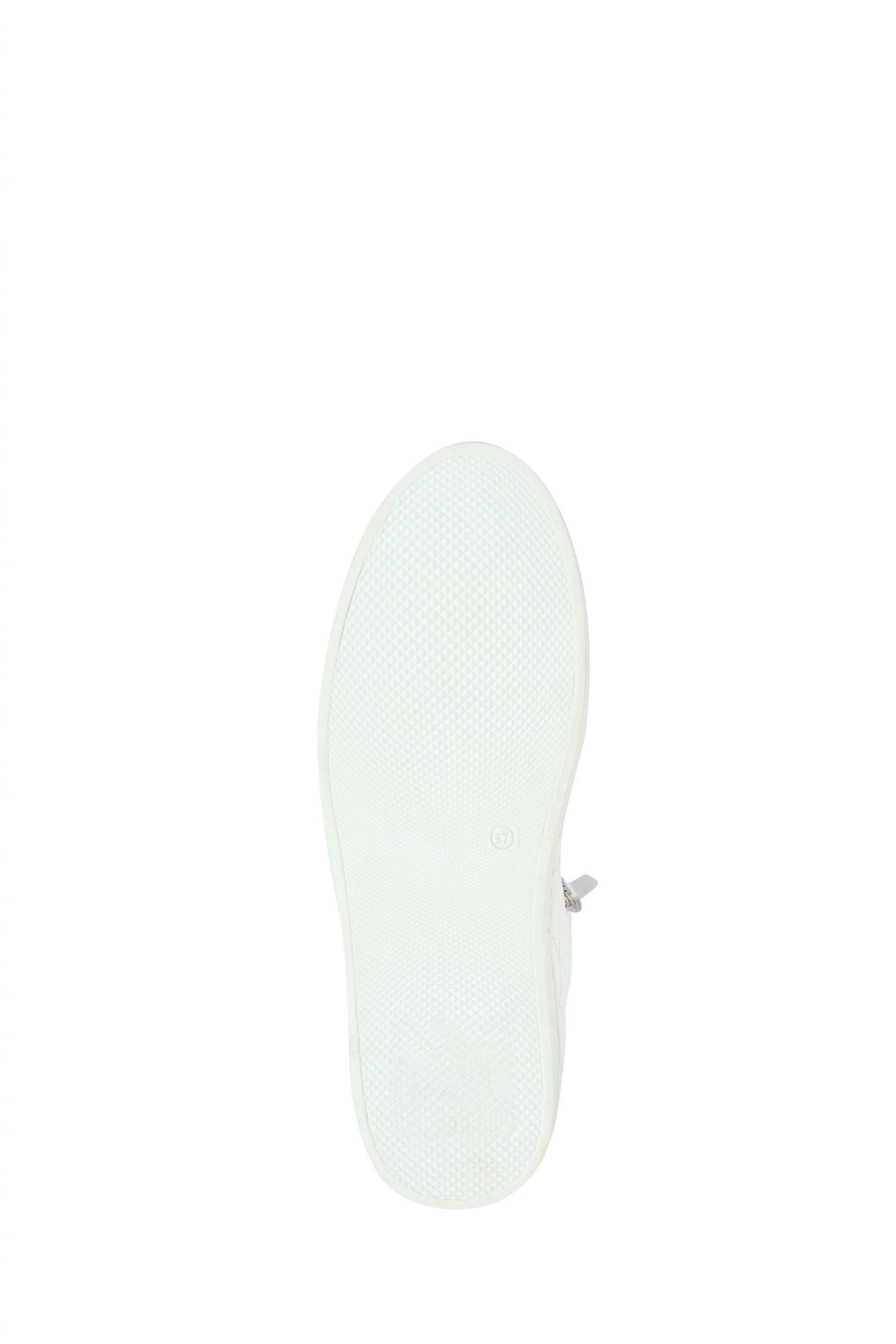 Jones Bootmaker Elenore White Leather Quilted Trainers 5 Jones Bootmaker Elenore White Leather Quilted Trainers - Image 5