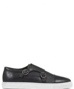 Jones Bootmaker Mens Black Sloane Square Leather Trainers -Jones Bootmaker Sales unnamed file 2010
