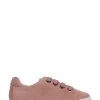 Jones Bootmaker Pink Bakerloo Leather Trainers