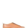 Jones Bootmaker Natural Southfields Lace-Up Leather Trainers