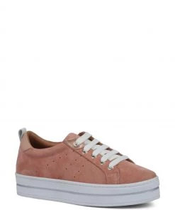 Jones Bootmaker Pink Alisha Leather Lace-Up Trainers -Jones Bootmaker Sales unnamed file 2064 scaled