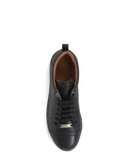 Jones Bootmaker Black Bridget Ladies Leather Lace-Up Trainers 9 Jones Bootmaker Black Bridget Ladies Leather Lace-Up Trainers -Jones Bootmaker Sales unnamed file 2084 scaled