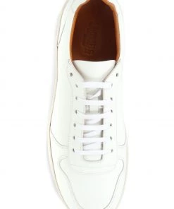 Jones Bootmaker Mens White Stone Leather Trainers -Jones Bootmaker Sales unnamed file 2102 scaled