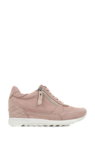 Jones Bootmaker Pink Susetta Leather Trainers 6 Jones Bootmaker Pink Susetta Leather Trainers - Image 6