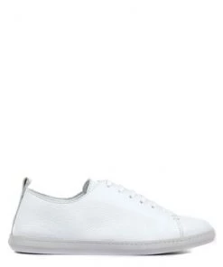 Jones Bootmaker Mens White Sao Paulo Flexible Leather Trainers -Jones Bootmaker Sales unnamed file 2128