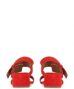 Jones Bootmaker Red Charlee Leather Block Heel Sandals -Jones Bootmaker Sales unnamed file 2168 scaled