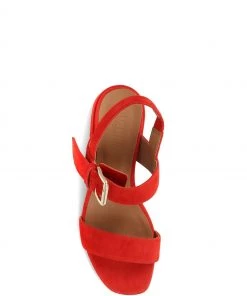 Jones Bootmaker Red Charlee Leather Block Heel Sandals -Jones Bootmaker Sales unnamed file 2169 scaled