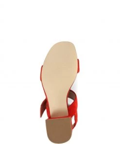 Jones Bootmaker Red Charlee Leather Block Heel Sandals -Jones Bootmaker Sales unnamed file 2170 scaled
