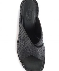 Jones Bootmaker Black Danika Ladies Block Heeled Mules Sandals -Jones Bootmaker Sales unnamed file 2181 scaled