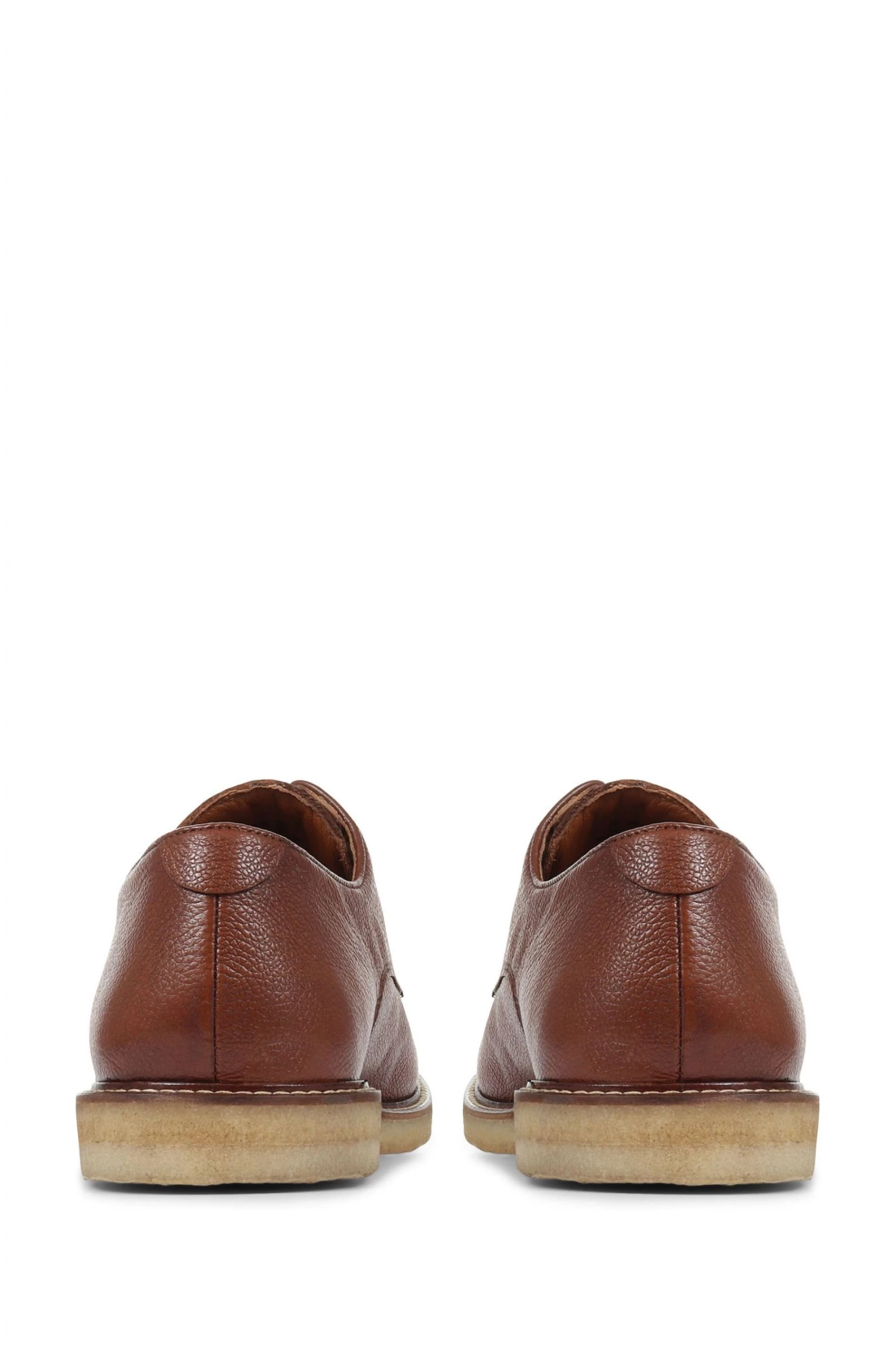 Jones Bootmaker Brown Kip Leather Derby Shoes 3 Jones Bootmaker Brown Kip Leather Derby Shoes - Image 3