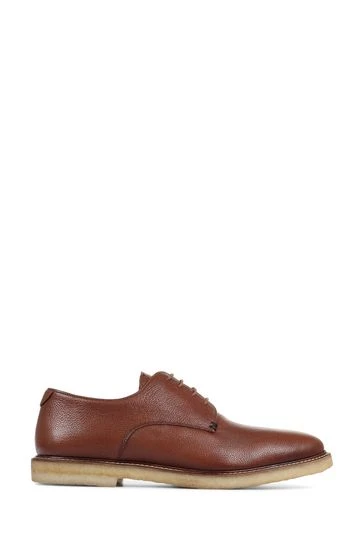 Jones Bootmaker Brown Kip Leather Derby Shoes 6 Jones Bootmaker Brown Kip Leather Derby Shoes - Image 6