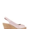 Jones Bootmaker Pink Rosanna Slingback Wedges