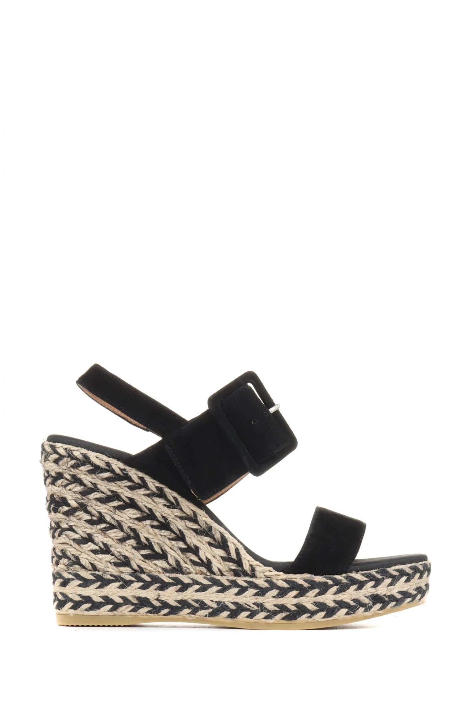 Jones Bootmaker Amerie Black Wedge Sandals 1 Jones Bootmaker Amerie Black Wedge Sandals