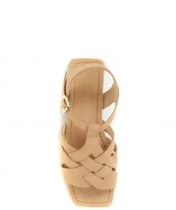 Jones Bootmaker Natural Lyla Flat Leather Sandals -Jones Bootmaker Sales unnamed file 2253 scaled