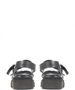 Jones Bootmaker Black Madalynn Dual Strap Chunky Sandals -Jones Bootmaker Sales unnamed file 2282 scaled