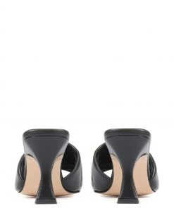 Jones Bootmaker Black Bianka Quilted Leather Heeled Mules -Jones Bootmaker Sales unnamed file 2305 scaled