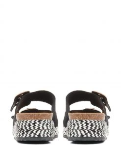 Jones Bootmaker Tammy Black Double Buckle Mule Sandals -Jones Bootmaker Sales unnamed file 2312 scaled