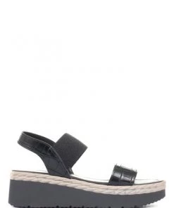 Jones Bootmaker Black Cory Chunky Platform Sandals -Jones Bootmaker Sales unnamed file 2332