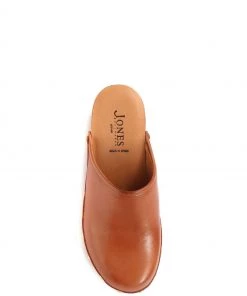 Jones Bootmaker Tan Bronx Ladies Leather Clogs -Jones Bootmaker Sales unnamed file 2335 scaled
