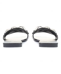 Jones Bootmaker Black Cosma Leather Mule Slides -Jones Bootmaker Sales unnamed file 2373 scaled