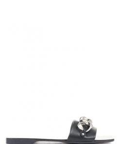 Jones Bootmaker Black Cosma Leather Mule Slides -Jones Bootmaker Sales unnamed file 2374