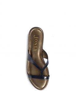 Jones Bootmaker Blue Klevina Ladies Leather Leopard Print Mule Sandals -Jones Bootmaker Sales unnamed file 2457 scaled