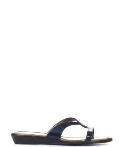 Jones Bootmaker Blue Klevina Ladies Leather Leopard Print Mule Sandals -Jones Bootmaker Sales unnamed file 2459