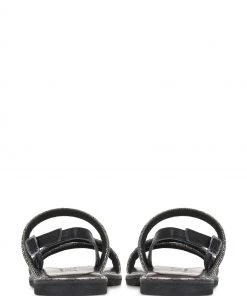 Jones Bootmaker Giorgia Black Flat Leather Sandals -Jones Bootmaker Sales unnamed file 2468 scaled