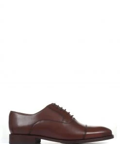 Jones Bootmaker Brown Matthew Wide Fit Oxford Shoes