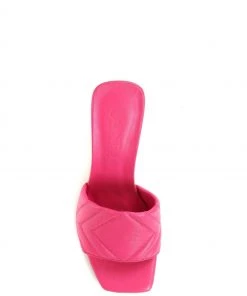 Jones Bootmaker Pink Bianka Quilted Leather Heeled Mules -Jones Bootmaker Sales unnamed file 2481 scaled