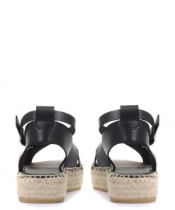 Jones Bootmaker Ladies Black Agnes Leather Flatform Sandals -Jones Bootmaker Sales unnamed file 2492 scaled